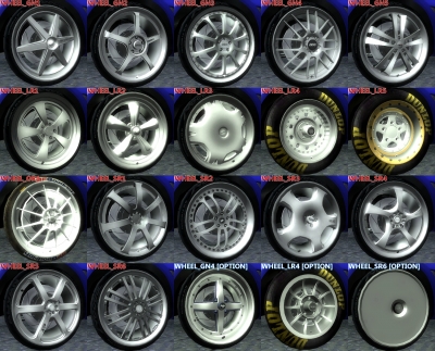 Wheels Pack NFS Pro Street