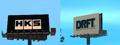 Advertising highway billboards