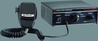 Federal Signal PA300 siren sounds