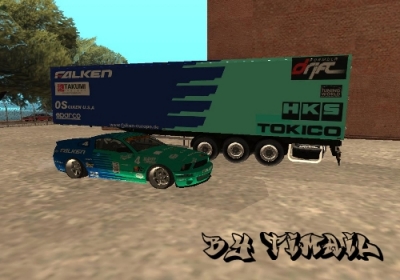 D1GP Falken Team Trailer