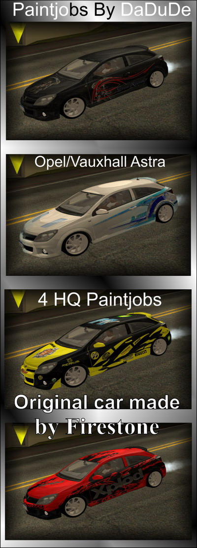 4 HQ paintjobs For Firestone