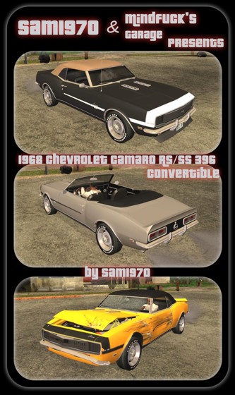 1968 Chevrolet Camaro RS-SS 396 Convertible