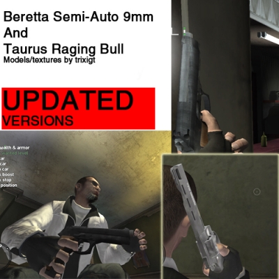 Taurus Raging Bull - Beretta Semi-Auto v1.0