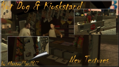 New Hot Dog and Kioskstand