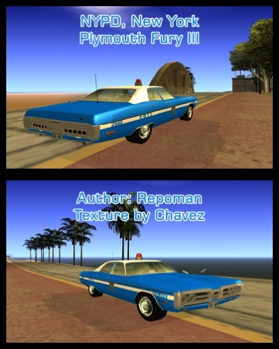 Plymouth Fury III NYPD NY