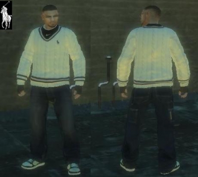 POLO White Sweater v1.0