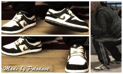 Nike Air Force One - black and white