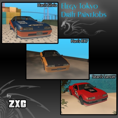 Elegy Tokyo Drift Paintjobs