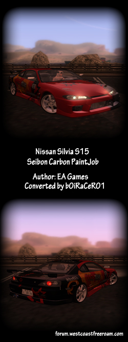 Nissan Silvia S15 Seibon Carbon Paintjob
