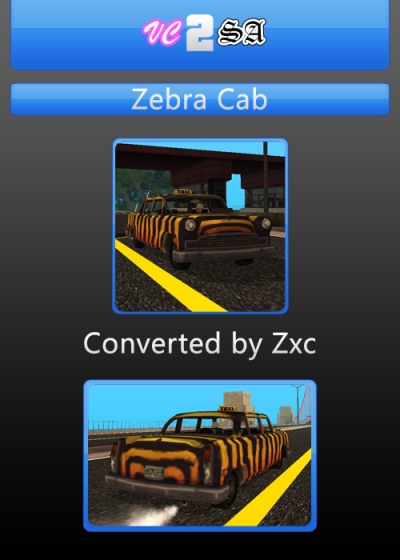 VC2SA Zebra Cab