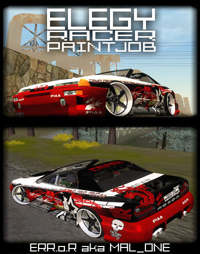 Elegy Racer Paintjob
