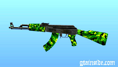 Digital Woodland Camo AK-47