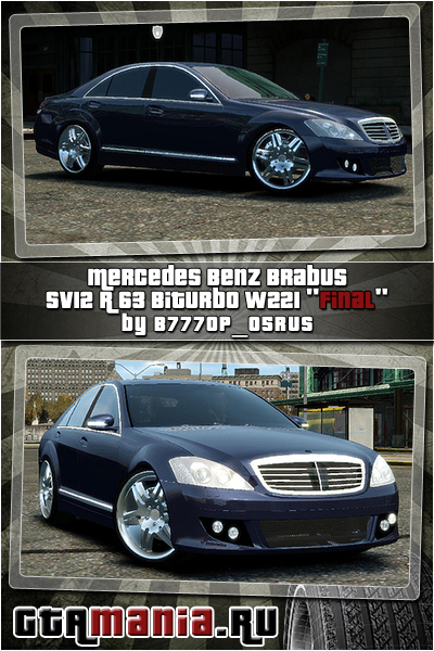 Brabus SV12 R 63 Biturbo w221