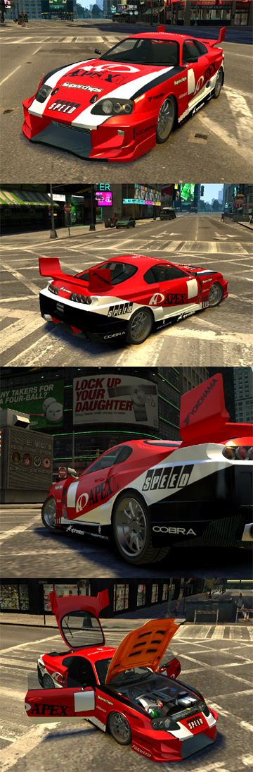 Toyota Supra Apexi Race System