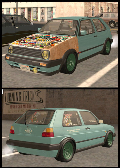 VW Golf 2 Rat Style