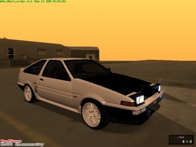 TRD Keiichi Tsuchiya Toyota Sprinter Trueno AE86 GTV