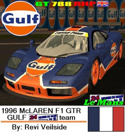 1996 McLAREN F1 GTR GULF