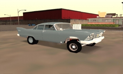 1957 Plymouth Savoy Gasser