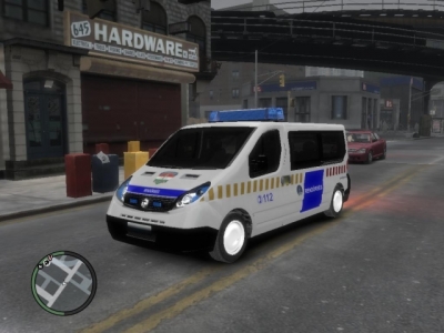 Opel Vivaro Hungarian Police Van