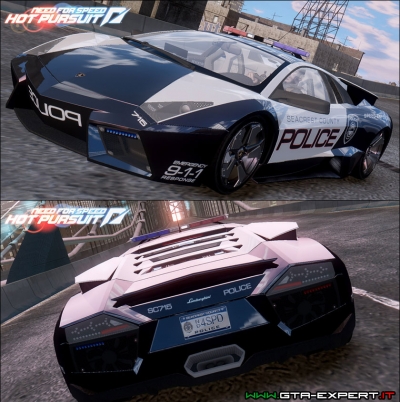 Lamborghini Reventón Police Hot Pursuit