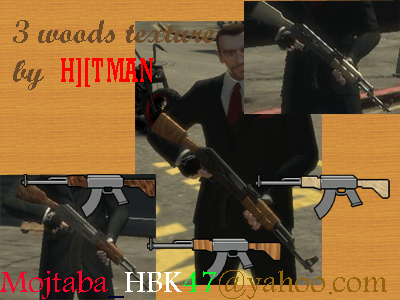Wood Textures for AK47