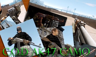 AK-47 COD Camo Textures