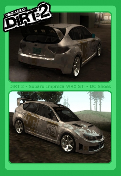 DiRT 2 Subaru Impreza WRX STi - DC Shoes