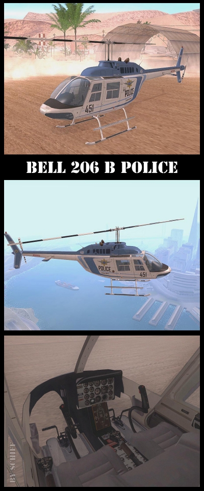 Bell 206 B Police