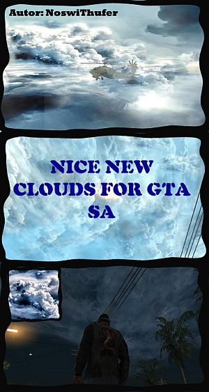 New nice clouds for GTA SA