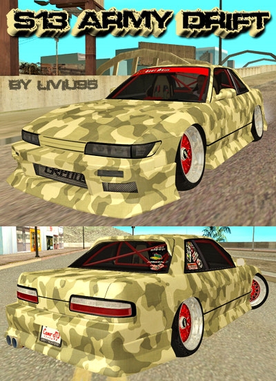 Nissan Silvia S13 Army Drift