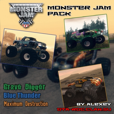 Monster Jam Trucks Pack
