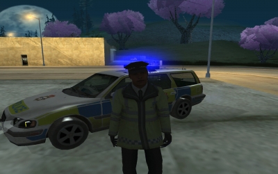 London Police Vehicle Officer
