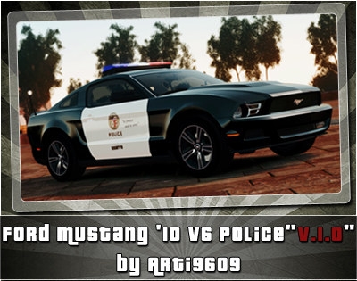 2010 Ford Mustang V6 Police