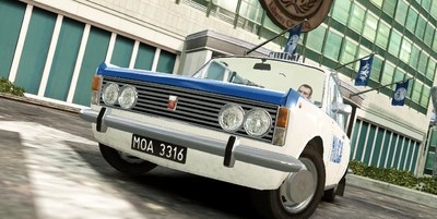 Polski Fiat 125p Milicja