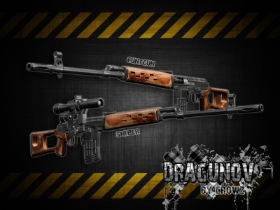 Dragunov sniper rifle