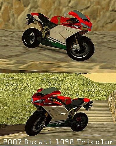 2007 Ducati 1098 Corse Tricolor