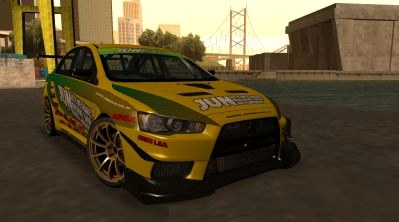Mitsubishi Lancer Evolution X Gymkhana