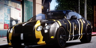 Bentley Continental SS 2010 Gumball 3000 Paintjob