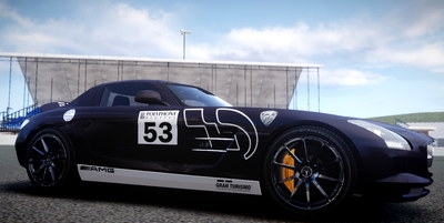 Mercedes Benz SLS AMG 2011 Stealth GT5 Paintjob
