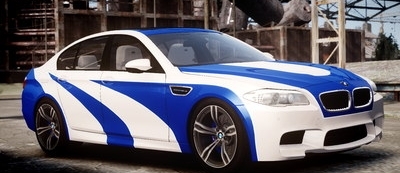 BMW M5 F10 2012 Most Wanted Paintjob