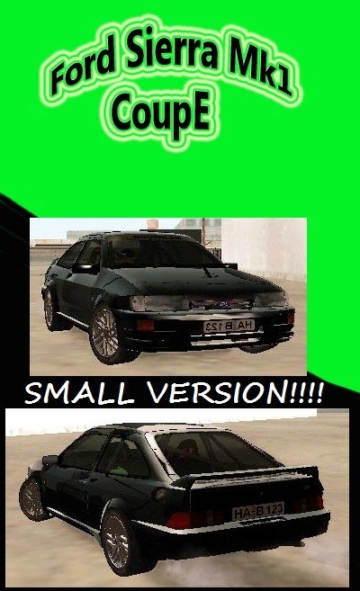 Ford Sierra Mk1 CoupE SmallVersion