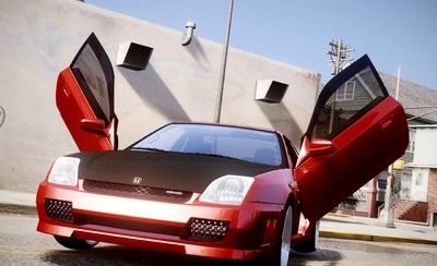 Honda Prelude SiR VERTICAL Lambo Door Kit Carbon