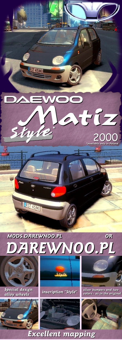 2000 Daewoo Matiz Style