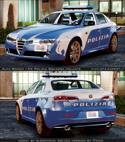 Alfa Romeo 159 Polizia Squadra Volante