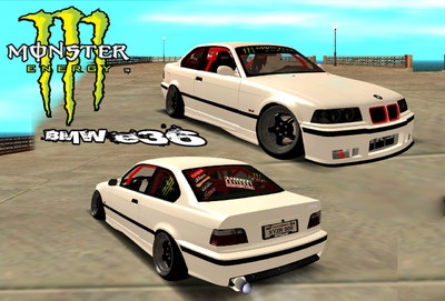 BMW e36 By Monster Energy