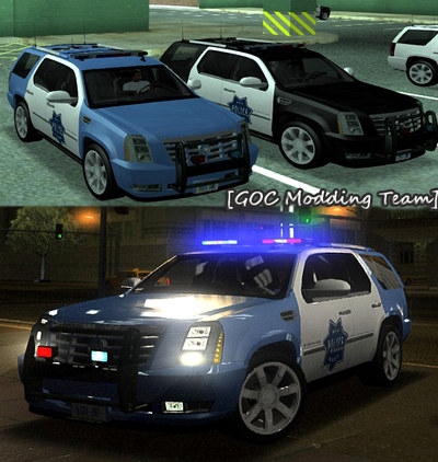 2007 Cadillac Escalade Cop car
