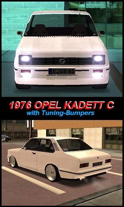 Opel Kadett C (with tuned Bumpers)