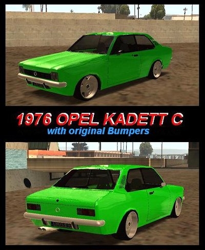 Opel Kadett C (with original Bumpers)