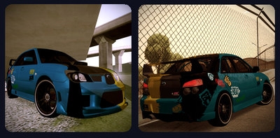 2006 Subaru Impreza WRX STI Futou Battle