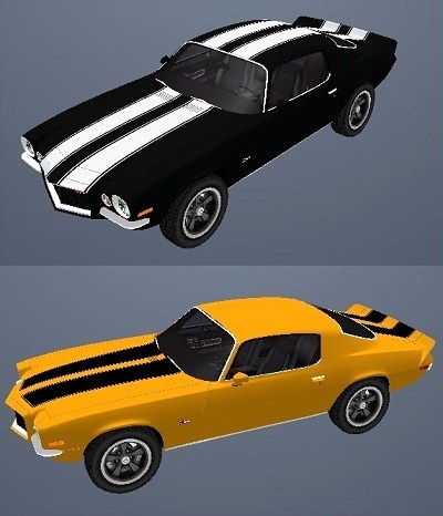 Paintjobs for 1972 Chevrolet Camaro Z28
